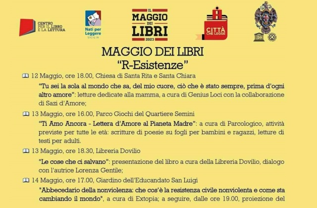 Caltagirone. “Maggio dei Libri 2023”: sabato 13 e domenica 14 maggio, appuntamenti aperti al pubblico come ieri con l'associaz. Genius Loci 
